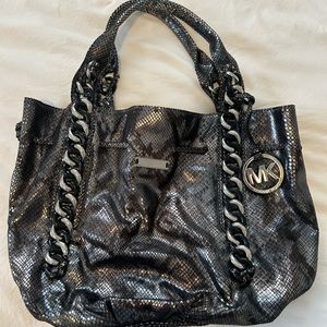 Michael Kors snake skin bag.(not real snake skin 😊)